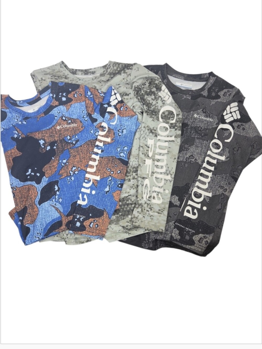Columbia Youth Small Outdoor Performance Shirts Set Of 3